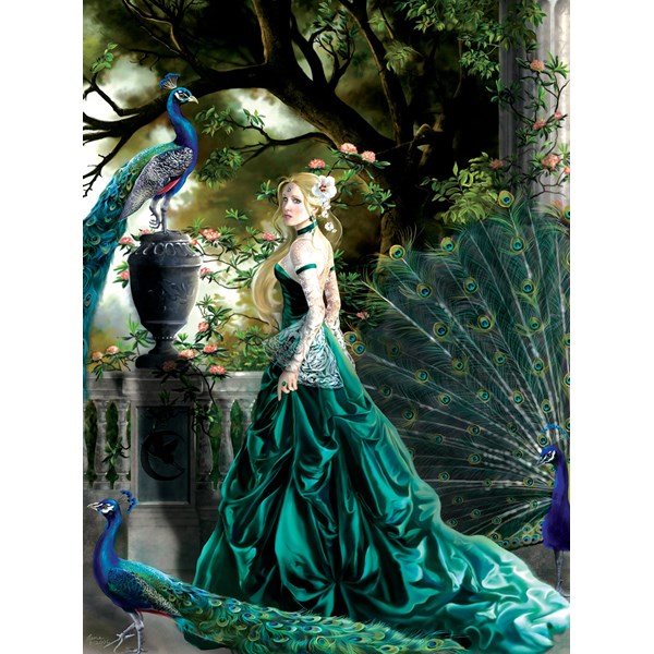 SunsOut (67627) - Nene Thomas: "Emerald Hawthorne" - 1000 piezas