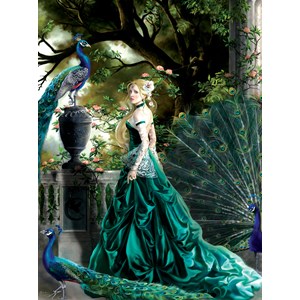SunsOut (67627) - Nene Thomas: "Emerald Hawthorne" - 1000 piezas