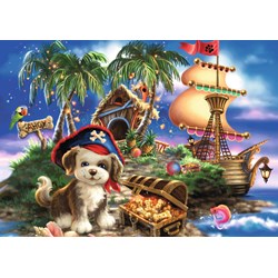 Ravensburger (08764) - Dona Gelsinger: "Puppy Pirate" - 35 piezas