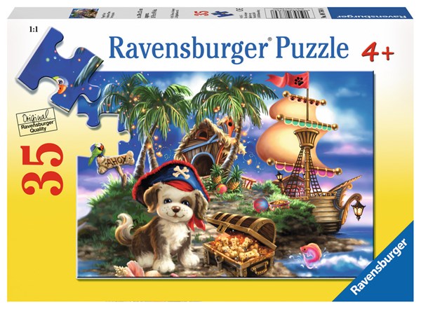 Ravensburger (08764) - Dona Gelsinger: "Puppy Pirate" - 35 piezas