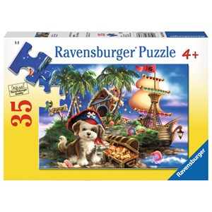 Ravensburger (08764) - Dona Gelsinger: "Puppy Pirate" - 35 piezas