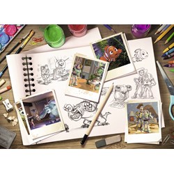 Ravensburger (19603) - "Sketches - Disney / Pixar" - 1000 piezas
