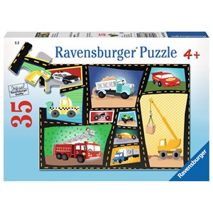 Ravensburger (08781) - Karen Rossi: "Tires & Engines" - 35 piezas