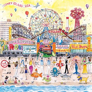 Chronicle Books / Galison - Michael Storrings: "Summer at the Amusement Park" - 500 piezas