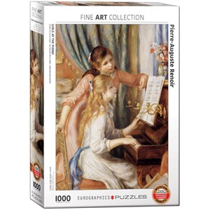 Eurographics (6000-2215) - Pierre-Auguste Renoir: "Girls at the Piano" - 1000 piezas