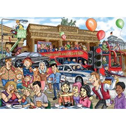 Jumbo (19117) - "Wasgij Back to 1: Berlin!" - 1000 piezas