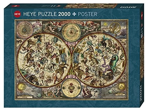 Heye (29758) - "Celestial Map + Poster" - 2000 piezas