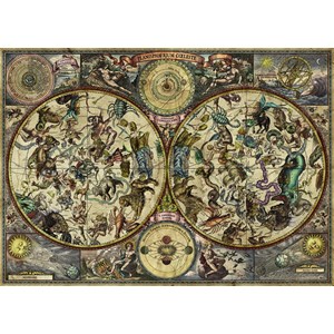 Heye (29758) - "Celestial Map + Poster" - 2000 piezas