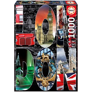 Educa (16786) - "London Collage" - 1000 piezas