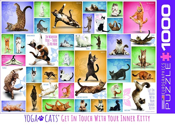 Eurographics (6000-0953) - "Yoga Cats" - 1000 piezas
