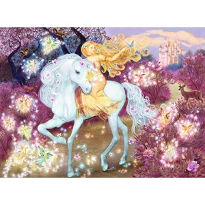 Ravensburger (13833) - "Riding in the Woods" - 100 piezas