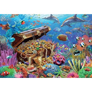 Jumbo (18342) - Adrian Chesterman: "Underwater Treasure" - 1000 piezas