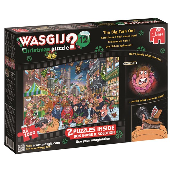 Jumbo (19130) - "Wasgij Christmas #12: The Big Turn On" - 1000 piezas