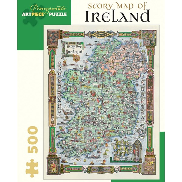 Pomegranate (AA852) - "Story Map Of Ireland" - 500 piezas
