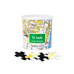 Geo Toys (GEO 245) - "City Magnetic Puzzle St. Louis" - 100 piezas