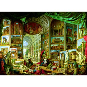 Trefl (33034) - Giovanni Paolo Panini: "Gallery of Views of Ancient Rome" - 3000 piezas