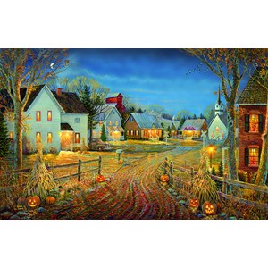 SunsOut (29124) - Sam Timm: "A Country Town in Autumn" - 550 piezas