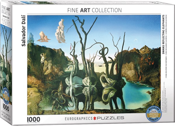 Eurographics (6000-0846) - Salvador Dali: "Swans Reflecting Elephants" - 1000 piezas