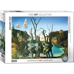 Eurographics (6000-0846) - Salvador Dali: "Swans Reflecting Elephants" - 1000 piezas