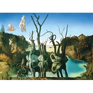 Eurographics (6000-0846) - Salvador Dali: "Swans Reflecting Elephants" - 1000 piezas