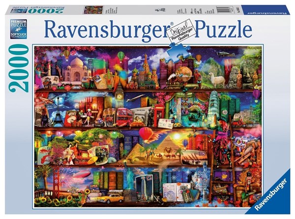 Ravensburger (16685) - Aimee Stewart: "World of Books" - 2000 piezas