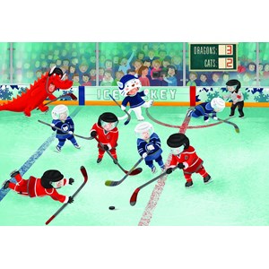 Eurographics (6060-0486) - "Junior League Hockey" - 60 piezas