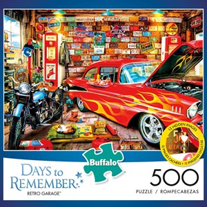Buffalo Games (3696) - "Retro Garage" - 500 piezas