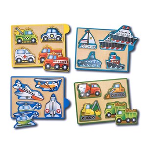 Melissa and Doug (4791) - "Vehicles" - 4 piezas