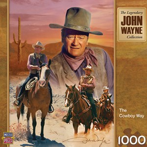 MasterPieces (71239) - "John Wayne, The Cowboy Way" - 1000 piezas