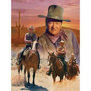 MasterPieces (71239) - "John Wayne, The Cowboy Way" - 1000 piezas