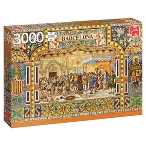 Jumbo (18590) - "Tiles of Barcelona" - 3000 piezas
