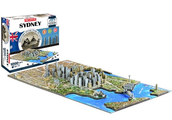 4D Cityscape (40032) - "Sydney" - 1000 piezas