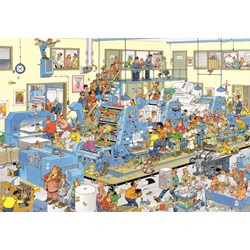 Jumbo (19038) - Jan van Haasteren: "The Printing Office" - 3000 piezas