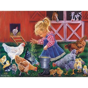 SunsOut (35886) - Tricia Reilly-Matthews: "Little Farm Girl" - 500 piezas