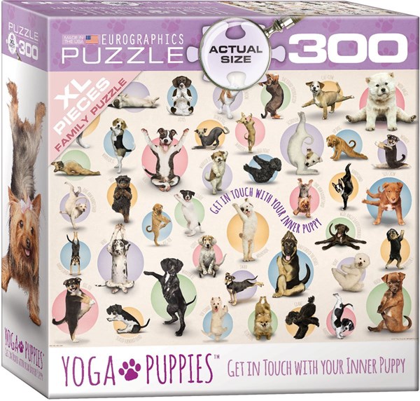 Eurographics (8300-0992) - "Yoga Puppies" - 300 piezas