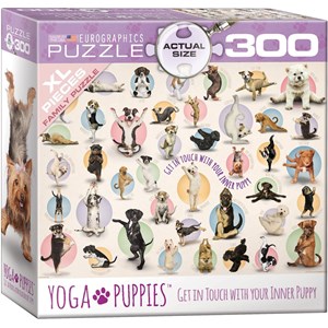 Eurographics (8300-0992) - "Yoga Puppies" - 300 piezas