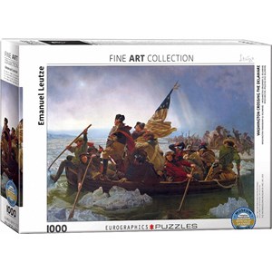 Eurographics (6000-0829) - Emanuel Leutze: "Washington Crossing the Delaware" - 1000 piezas