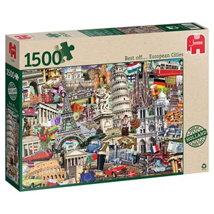 Jumbo (18355) - "Best of… European Cities" - 1500 piezas