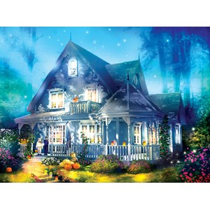 SunsOut (52060) - Joel Christopher Payne: "Halloween Lane House" - 1000 piezas