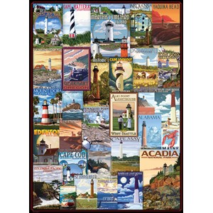 Eurographics (6000-0779) - "Lighthouses" - 1000 piezas