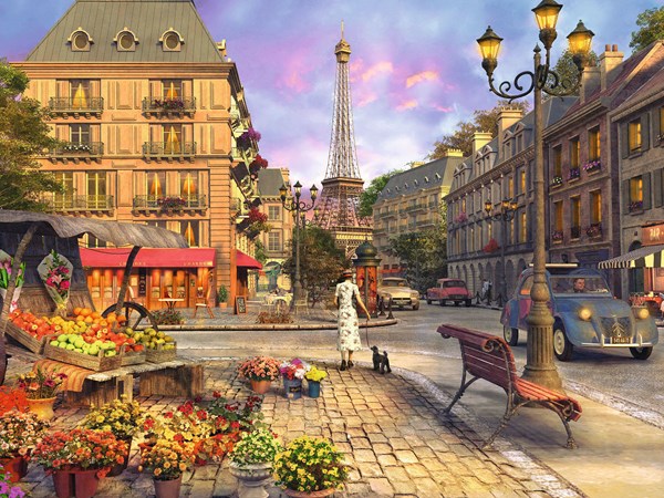 Ravensburger (16309) - Dominic Davison: "Vintage Paris" - 1500 piezas