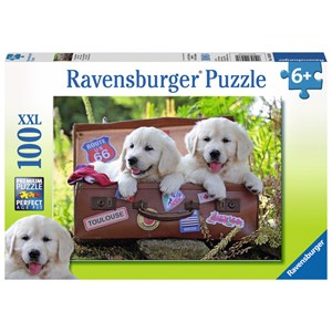 Ravensburger (10538) - "Traveling Pups" - 100 piezas