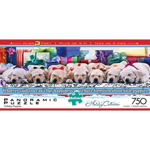 Buffalo Games (14047) - "Holiday Puppies" - 750 piezas