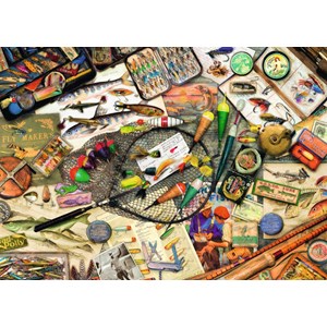 Ravensburger (19600) - Aimee Stewart: "Fishing Fun" - 1000 piezas