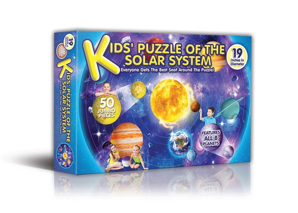 A Broader View (157) - "Kids' Puzzle of the Solar System" - 50 piezas
