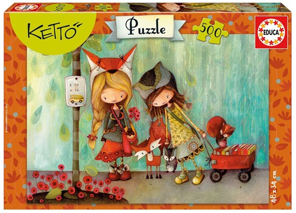 Educa (16740) - Julie St-Onge Drouin: "Adele" - 500 piezas