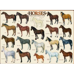 Eurographics (6000-0078) - "Horses" - 1000 piezas