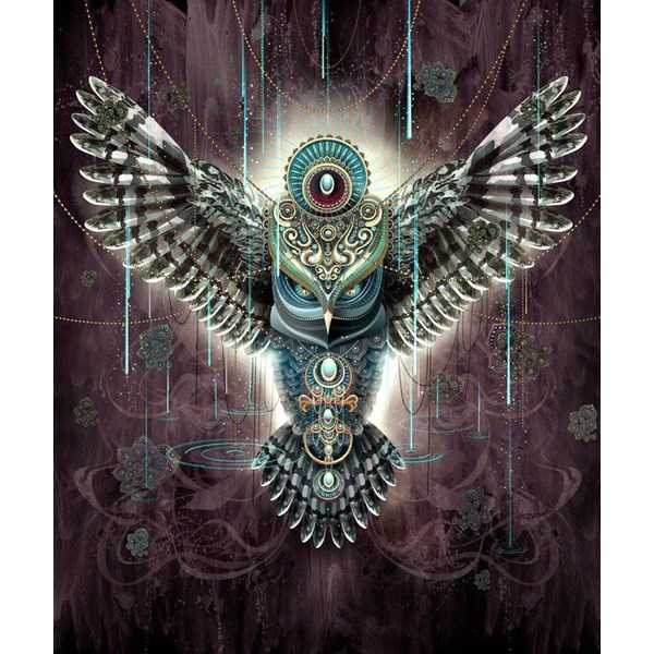 Schmidt Spiele (59324) - Chris Saunders: "Wise Owl" - 1000 piezas