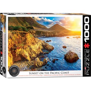 Eurographics (6000-0691) - "Sunset on the Pacific Coast" - 1000 piezas