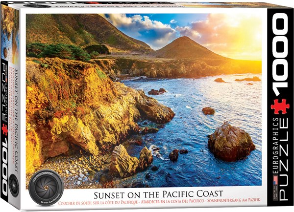 Eurographics (6000-0691) - "Sunset on the Pacific Coast" - 1000 piezas